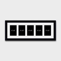 "Multi Photo Picture Frame - Holds 5 6""x4"