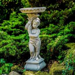 Gothic Design Stone Birdbath By Dgs Statues