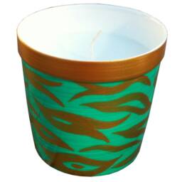 Luxury Scented Candle in A Reusable Handpainted Bone China Jar - Gift Boxed - thumbnail 2