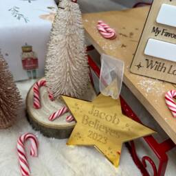 Christmas Tree Decoration, First Star Gift, Gift For Baby - thumbnail 4