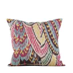 "Old Ikat Pillow Cover, Throw Pillow, 17.32"" X 17.91"