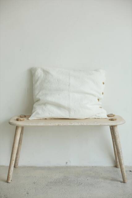 Linen Pillow Case, White Linen Bedding, Standard, Queen, King, Custom Size Cover - image 1