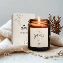 You Got This Candle, Good Luck in Your New Job, First Day Of School Gift, At University, Coworker Leaving Gift - thumbnail 1