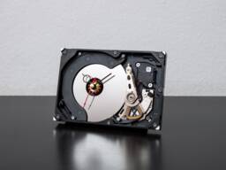 Hard Drive Clock - Husband Gift Boyfriend Unique Desk Industrial Modern Computer Father - thumbnail 1