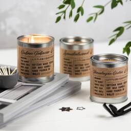 Oak & Tobacco Scented Candle Vegan Soy Wax, 40-45 Hour Burn - thumbnail 3