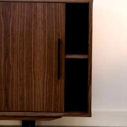 Mid-Century Sideboard, Dresser, Commode, Credenza Made Of Walnut Vaneerlivlo O-S02 - thumbnail 4