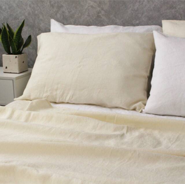 Sundress Duvet Cover, Natural Linen, Available in Queen, King, Twin, Full Or Custom Size - image 1