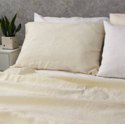 Sundress Duvet Cover, Natural Linen, Available in Queen, King, Twin, Full Or Custom Size