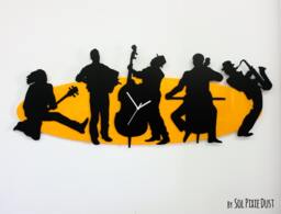 Jazz Band - Big Wall Clock - thumbnail 1