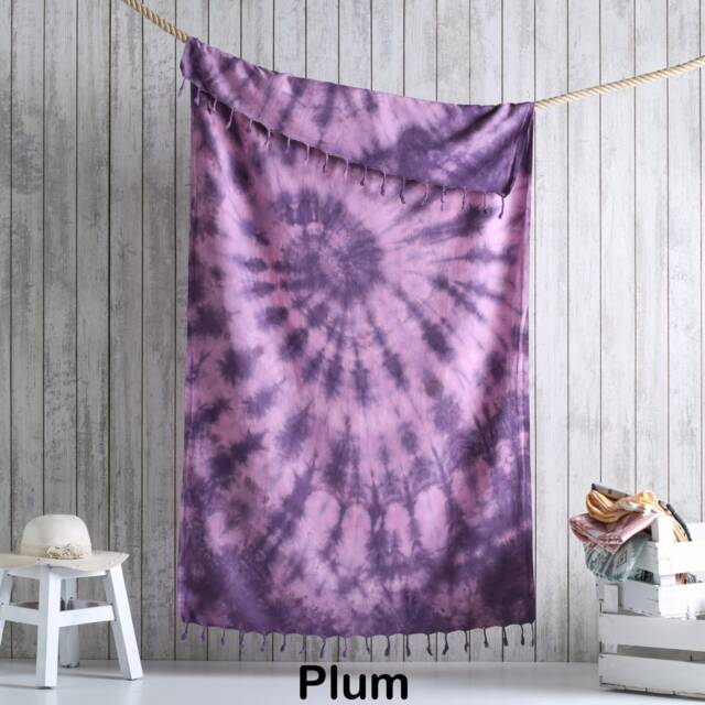 Valentines Day Gifts Tie - Dye Turkish Peshtemal, Beach Towel, Mandala, Sarong, Modern, Easy Carriage, Cover Up, Throw, Trendy, Great Gift - image 1
