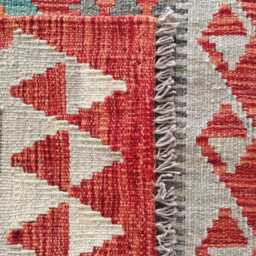 Kilim Runner Classic, Handmade Artisan Afghan Turkish Persian Qashqai Navajo Bohemian Natural Wool Flatweave Rug 190x70 cm - thumbnail 3