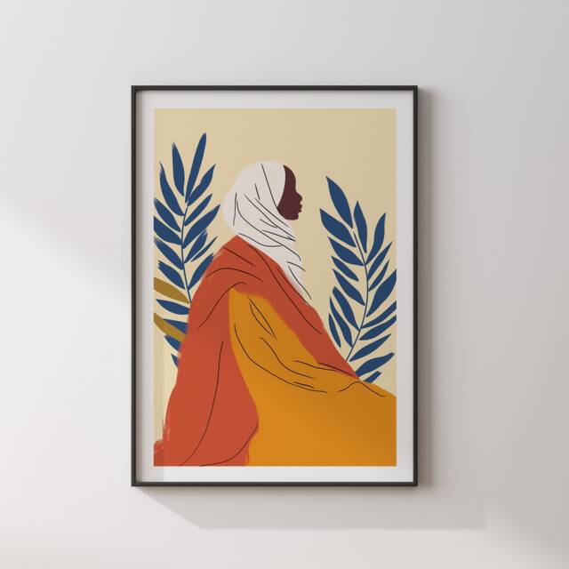 Sudanese Wall Art Print - Women Of Africa Collection Sudan Travel