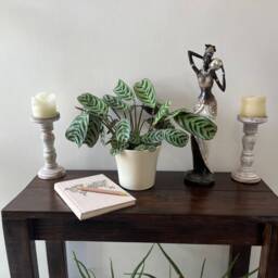 Handmade Wooden Console Table Entryway Rustic Decor - thumbnail 2