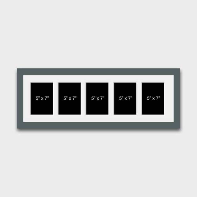 "Multi Photo Picture Frame Holds 5 7""x5" - image 1