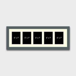 "Multi Photo Picture Frame Holds 5 7""x5" - thumbnail 2