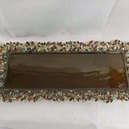 Tree Of Life Candlesticks in Brown Earth Tones. Shabbat Candle Holders, Shabbos Candlsticks - thumbnail 3