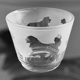 Golden Retriever Tealight - Rustic Glass Tea Light Holder With Golden Retriever Design - thumbnail 3