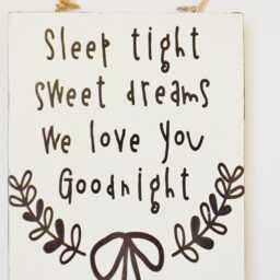 Sweet Dreams Nursery Plaque Goodnight Bedroom Sign Meaningful Blessing Love You Childrens Baby Gift - thumbnail 2