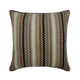 "Jacquard Brown Couch Pillow 16""x16" - thumbnail 1