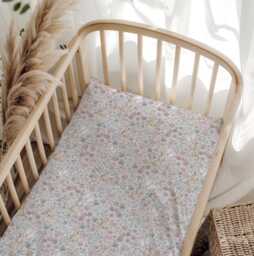 Ditsy Floral Bunnies Bedding, Duvet Covers, Fitted Sheets, Bunny Children's Room Decor, Woodland Ready To Post