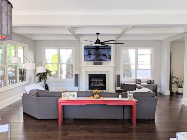 Modern Industrial Sofa Table - image 1