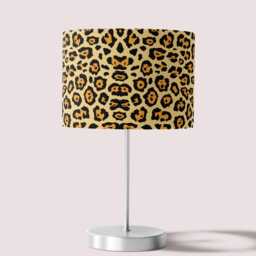 Lampshade Animal Leopard Print Velvet - Drum Lamp Shade 25cm 30cm 35cm 40cm 45cm Table Lamp Shade, Ceiling Pendant, Leopards - thumbnail 4