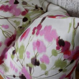 Colourful Floral Pillow Cover, Fuchsia Floral Pillow, Dandelion, Flower Pillow - thumbnail 3