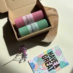 Cute Candle Gift Box, Birthday Set, Girly Gift, Beeswax Candles, Color Candles, Pink Mint Wellness Mothers Day - thumbnail 3