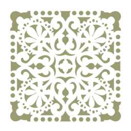 Wall Stencils Damask Tile Stencil For Diy Decor Faux Reusable Template V0035 - thumbnail 1