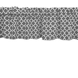 Quatrefoil Clover 100% Cotton Window Valance Curtain Top/Treatment Kitchen Bedroom Classroom Diner Rv Home D??cor - thumbnail 3