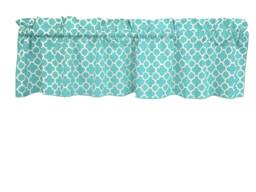 Quatrefoil Clover 100% Cotton Window Valance Curtain Top/Treatment Kitchen Bedroom Classroom Diner Rv Home D??cor - thumbnail 1