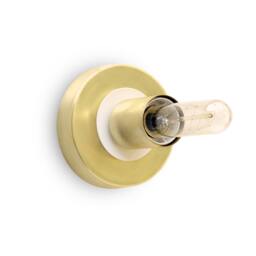 Minimalist Brass Wall Sconce Mid Century Modern Ceiling Lamp - thumbnail 2