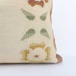 Handwoven Turkish Kilim Pillow Cover Bohemian Home Decor - 24''x24'' - thumbnail 2