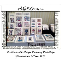 Cosmic Zebra Print Astronomy Animal Art On Antique Dictionary Page - thumbnail 3