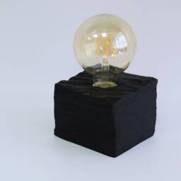 Driftwood Table Lamp, Wooden Lamp , Black Night Lighting, Eco Home Decor, Housewarming Gift - thumbnail 2