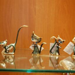 Brass Cat, Bronze Art, Handmade Figures, Home Decor, Cat Lovers - thumbnail 2