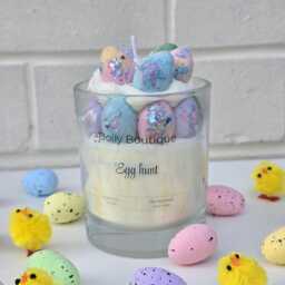 Easter Candle Vegan Soy Wax Cruelty Free Birthday Gift Christmas 8Oz Candle Scented Animal - thumbnail 3