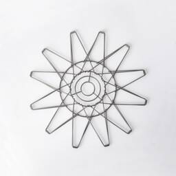 Wire Cage Lamp Shade - Stainless Steel For Hanging Pendant Light - thumbnail 3