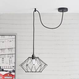 Wire Cage Lamp Shade - Stainless Steel For Hanging Pendant Light