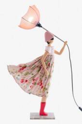 Roula Windswept Umbrella Lady Lamp - thumbnail 2