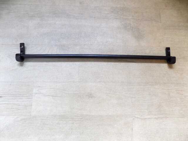 Net Curtain Railhand Crafted in The UK Wrought Iron - Forged Steel Free Fixing Kit - image 1
