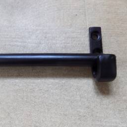 Net Curtain Railhand Crafted in The UK Wrought Iron - Forged Steel Free Fixing Kit - thumbnail 2