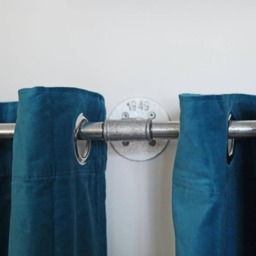 Gardinenstange Loft Stahl Curtain Rod Industriedesign - thumbnail 3