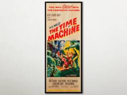 The Time Machine Wood Print Poster, Fanart Cinema Movie Posters On For The Hg Wells Lover, Cinema Large Canvas Art - thumbnail 1