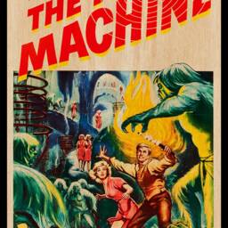The Time Machine Wood Print Poster, Fanart Cinema Movie Posters On For The Hg Wells Lover, Cinema Large Canvas Art - thumbnail 2