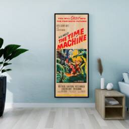 The Time Machine Wood Print Poster, Fanart Cinema Movie Posters On For The Hg Wells Lover, Cinema Large Canvas Art - thumbnail 3