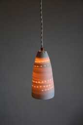 "Porcelain Pendant Lamp ""stella Convex"