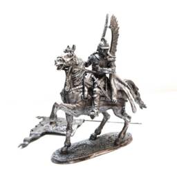 Tin Metal Figure Poland. Winged Hussar 17C 1/32 Scale - thumbnail 2