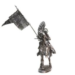 Tin Metal Figure Poland. Winged Hussar 17C 1/32 Scale - thumbnail 3