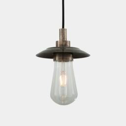 Ren Brass/Glass Bathroom Pendant Light 8.5 - thumbnail 3